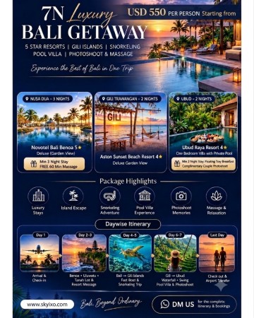 Bali Beckons: 7 Nights Of Pure Paradise